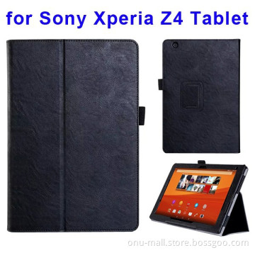 New Arrival Card Slots Flip Stand PU Leather Cover Case for Sony Xperia Z4 Tablet